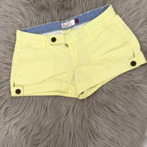 ❤️3X20 SO Low Rise Yellow Women's Shorts | 5